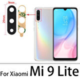 Tkgz Xiaomi Mİ9 LİTE Arka Kamera Camı Lens Yapışkanlı