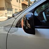 Opel Astra G 1998-2004 Uyumlu Batman Yarasa Ayna Kapağı Piano Black ABS Plastik