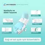 Ayarlı Ayak Başparmak Kemik Düzeltici Halluks Valgus Baş Parmak Eğriliği Düzeltme Aparatı Gece Ateli Beyaz Renk
