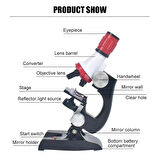 HpyTech Eğitici Mikroskop Seti  Çocuklar ve Öğrenciler İçin Bilimsel Keşif  100X-1200X Zoom
