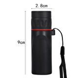 HpyTech  Mini Monoküler Dürbün 100x25| Taşınabilir ve Zoom Özellikli Teleskop - Doğa, Kamp, Seyahat için