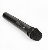 HpyTech Kablosuz El Mikrofonu + USB Alıcı , VHF 268.85/262.85MHz , Öğretmen, Karaoke ve Sunumlar İçin