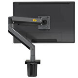 HpyTech Gazlı Yaylı Monitör Kol Standı,North Bayou Ayarlanabilir, Masa Üstü, VESA Uyumlu(22’’ – 40’’)
