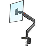 HpyTech Gazlı Yaylı Monitör Kol Standı,North Bayou Ayarlanabilir, Masa Üstü, VESA Uyumlu(22’’ – 40’’)