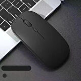 HpyTech Sessiz Bluetooth Kablosuz Mouse  Çift Modlu – Şarjlı – Ofis & Laptop Uyumlu
