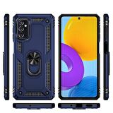 Smcase Samsung Galaxy M52 5G Kılıf Vega Yüzüklü Tank Silikon  Nano Ekran Koruyucu