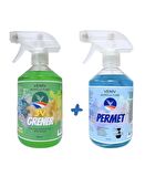 3v Permet & Grener Bitki Bakım Seti-500 Ml(yaprak Temizleyici-mantar Önleyici+bitki Besini)