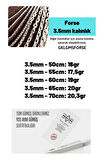 Kadın Gümüş Kolye - 3.5mm Forse Model 925 Ayar kadın Gümüş Kolye Zincir