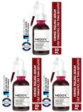 NEDOX 3 Adet Cilt Yenileyici Cilt Tonu Eşitleyici Kırmızı Peeling Serum Aha %30 Bha %2 Ph % 3.5 Serum 30 ml