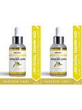 NEDOX 2 Adet Yasemin Yağı %100 Doğal Bitkisel Aura Yükseltici & Enerji Verici Jasmine Oil 50 Ml