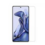Smcase Xiaomi 11T Pro Kılıf Biye Tpu Silikon  Nano Ekran Koruyucu