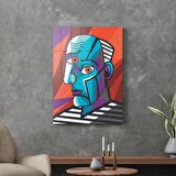 Decovetro Cam Tablo Abstract Portre