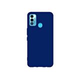 Smcase Tecno Spark 7T Kılıf Mat Biye Silikon 