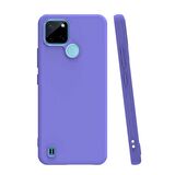Smcase Realme C21y Kılıf Biye Mat Silikon  Nano Ekran Koruyucu