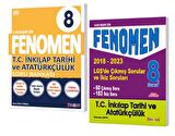 FENOMEN YAYINLARI 8. SINIF T.C. İnkilap Tarihi ve Ataürkçülük Soru Bankası + LGS Çıkmış Sorular ve İkiz Soruları (2018-2023) (2 KİTAP)