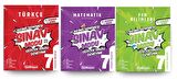 PRUVA AKADEMİ YAYINLARI 7. Sınıf Türkçe + Matematik + Fen Bilgisi Branş Denemeleri (3 Kitap)
