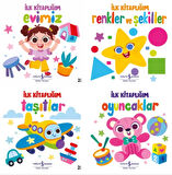 İlk Kitaplığım Oyuncaklar + Taşıtlar + Evimiz + Renkler ve Şekiller