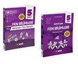 GİZLİ YAYINLARI 5.SINIF FEN BİLİMLERİ ALIŞTIRMALI SORU BANKASI - FEN BİLİMLERİ GİZLİ KUŞAK DEĞERLENDİRME FÖYLERİ