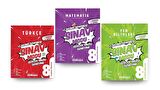 PRUVA AKADEMİ YAYINLARI 8. Sınıf Türkçe + Matematik + Fen Bilgisi Branş Denemeleri (3 Kitap)