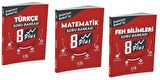 KORAY VAROL YAYINLARI 8. SINIF TÜRKÇE-MATEMATİK -FEN BİLİMLERİ PLUS SERİSİ SORU BANKASI (3 KİTAP)