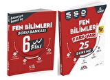 KORAY VAROL YAYINLARI 6. SINIF FEN BİLİMLERİ PLUS SERİSİ SORU BANKASI VE 25 SİSTEMATİK SARMAL DENEME (2 KİTAP)
