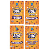 FİDES YAYINLARI 8.SINIF %100 MEB Soru Tipleriyle Türkçe + Matematik + Fen Bilimleri + İnkılap Denemeleri (4 Kitap)