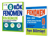 FENOMEN YAYINLARI 8. SINIF Kök Fen Bilimleri Soru Bankası + LGS Fen Bilimleri Çıkmış Sorular ve İkiz Soruları (2018-2024)