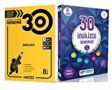 HIZ YAYINLARI 8.SINIF LGS İNGİLİZCE 30 DENEME + YANIT YAYINLARI İngilizce Video Çözümlü 30 Deneme (2 Kitap)