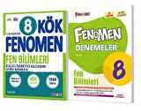 FENOMEN YAYINLARI 8. SINIF Kök Fen Bilimleri Soru Bankası + Fen Bilimleri Denemeleri (2 KİTAP)