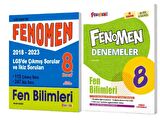 FENOMEN YAYINLARI 8. SINIF LGS Fen Bilimleri Çıkmış Sorular ve İkiz Soruları (2018-2023) + Fen Bilimleri Denemeleri (2 KİTAP)