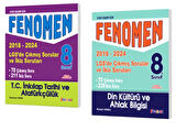 FENOMEN YAYINLARI 8. SINIF LGS İnkılap + Din Kültürü Çıkmış Sorular Ve İkiz Soruları (2018-2024)