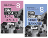 TUDEM YAYINLARI 8.SINIF LGS BECERİ TÜM DERSLER SÖZEL SORU BANKASI - TÜM DERSLER SAYISAL SORU BANKASI