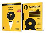 HIZ YAYINLARI 8. SINIF TÜRKÇE UZMANI SORU BANKASI + TÜRKÇE PARAGRAF SORU BANKASI (2 KİTAP)