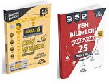 KORAY VAROL YAYINLARI 8. SINIF FEN BİLİMLERİ DİKKAT ÇEKİCİ SORU BANKASI VE 25 SİSTEMATİK SARMAL DENEME (2 KİTAP)