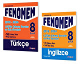 FENOMEN YAYINLARI 8. SINIF LGS Türkçe + İngilizce Çıkmış Sorular Ve İkiz Soruları (2018-2024)