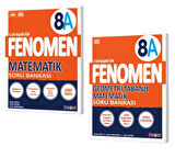 FENOMEN YAYINLARI 8. SINIF Matematik A Soru Bankası + Geometri Tabanlı Matematik Soru Bankası