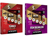 5. Sınıf Türkçe + Fen Bilimleri Altın Etkinlikli Kazanım Soru Bankası