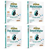 6.Spoiler Türkçe - Matematik - Fen Bilimleri ve Sosyal Bilgiler Branş Deneme (4 Kitap)