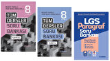 TUDEM YAYINLARI 8.SINIF LGS BECERİ TÜM DERSLER SÖZEL SORU BANKASI - TÜM DERSLER SAYISAL SORU BANKASI - PARAGRAF SORU BANKASI