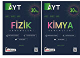 KAFA DENGİ YAYINLARI AYT SAYISAL (Fizik+Kimya) BRANŞ DENEMELERİ (2 Kitap)