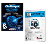KAFA DENGİ YAYINLARI 8. Sınıf Challenger Matematik Soru Bankası + Matematik Kafa Test