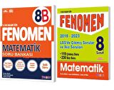 FENOMEN YAYINLARI 8. SINIF Matematik B Soru Bankası + LGS Matematik Çıkmış Sorular Ve İkiz Soruları (2018-2023) (2 KİTAP)