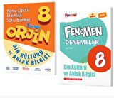 FENOMEN YAYINLAR Orjin 8 Din Kültürü ve Ahlak Bilgisi Konu Özetli Etkinlikli Soru Bankası + Denemeler