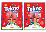 KIRMIZI BEYAZ YAYINLARI 1.SINIF 2.DÖNEM TEKNO TÜRKÇE - MATEMATİK 2'Lİ SET