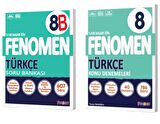 FENOMEN YAYINCILIK 8. Sınıf Türkçe B Soru Bankası + Türkçe Konu Denemeleri (2 Kitap)