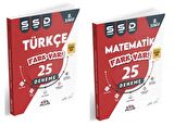 KORAY VAROL YAYINLARI 8. SINIF TÜRKÇE - MATEMATİK 25 SİSTEMATİK SARMAL DENEME (2 KİTAP)