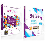 KARE KÖK YAYINLARI LGS 8.SINIF İNGİLİZCE SORU BANKASI + İNGİLİZCE 20'Lİ DENEME