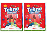 KIRMIZI BEYAZ YAYINLARI 1.SINIF 2.DÖNEM TEKNO MATEMATİK - HAYAT BİLGİSİ  2'Lİ SET