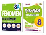 FENOMEN YAYINLARI 8. SINIF Fen Bilimleri A Soru Bankası + Fen Bilimleri Denemeleri (2 KİTAP)