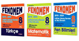 FENOMEN YAYINLARI 8. SINIF LGS Türkçe + Matematik + Fen Bilimleri Çıkmış Sorular Ve İkiz Soruları (2018-2024)